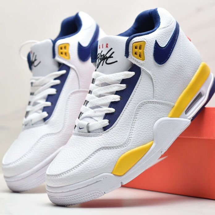 aj2022秋新89 4兄弟男子系列运动篮球 白黄配色 39【图片 价格 品牌
