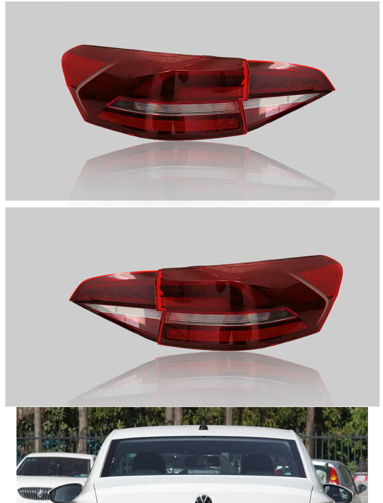 适用18/19/21款大众新朗逸plus后尾灯总成内外左右转向刹车灯罩壳原车