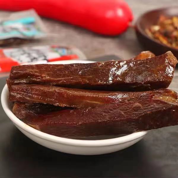 手撕牦牛肉 西藏特产 圣天源手撕牦牛肉500克 五香味500克