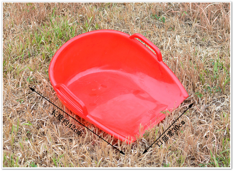 农用工具双耳塑料簸箕抗摔塑料大号轻便畚箕塑料家用撮箕工地簸箕双耳