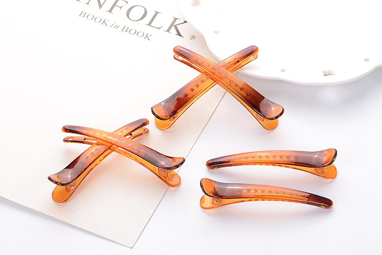 brangdy 塑料鸭嘴夹简约弹簧夹韩版边夹顶夹理发店用发夹发卡刘海夹