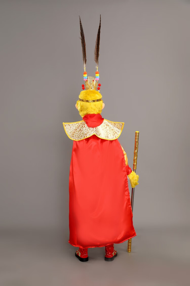 哈昱孙悟空儿童服装齐天大圣套装扮演西游记衣服演出服美猴王全套