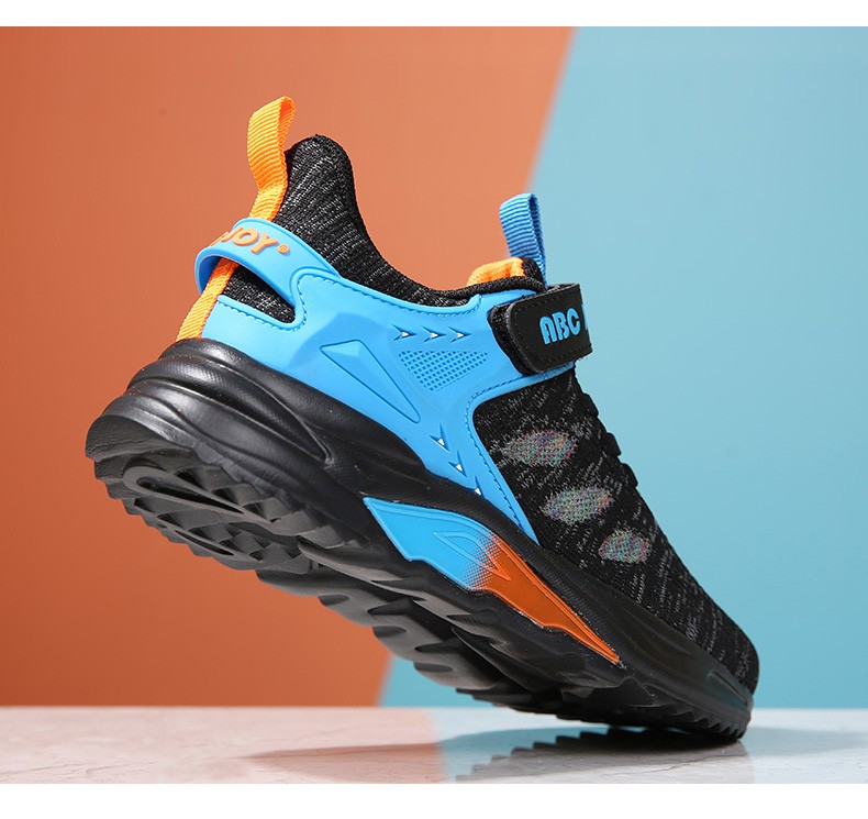 abcjoy童鞋男儿童运动鞋女2021春夏新款飞织透气跑步鞋防滑耐磨休闲鞋