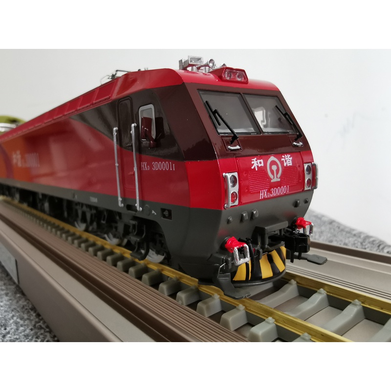 适用于和谐型hxd2b电力机车模型仿真合金火车头静态摆件 1/87复兴号bf