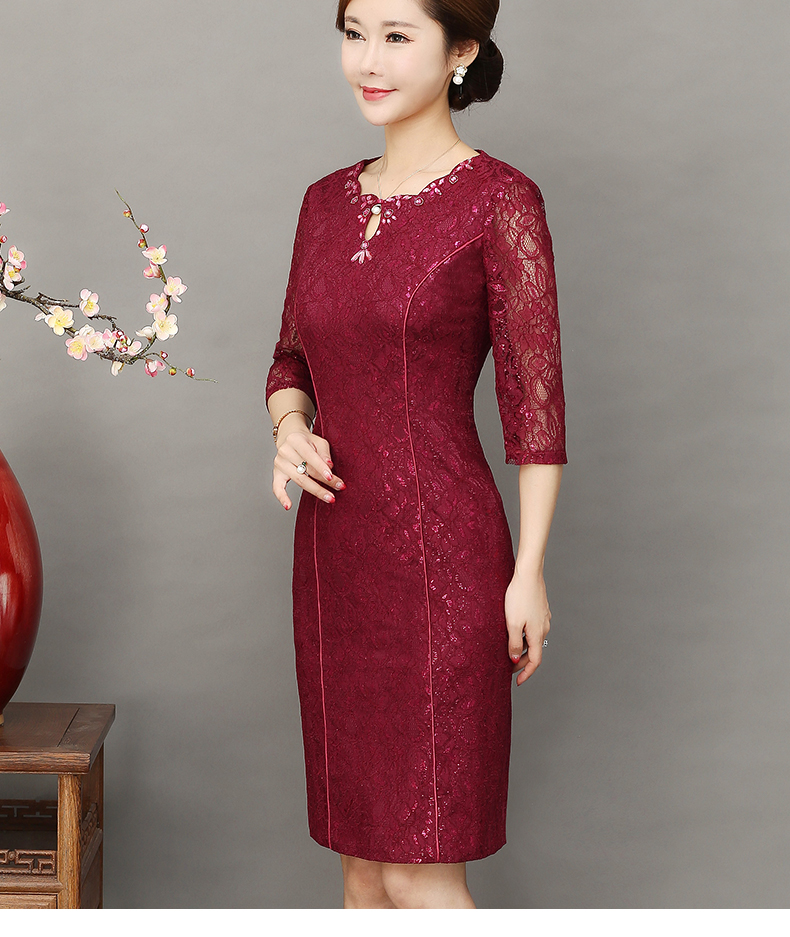 喜婆婆装婚礼服夏季妈妈装高档嫁女儿高贵参加中年妇女婚宴结婚气质