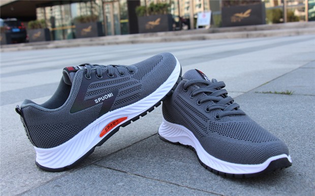 潮牌红蚂蚁夏季男士镂空网面鞋透气休闲鞋潮流运动鞋鞋软底跑步鞋网鞋