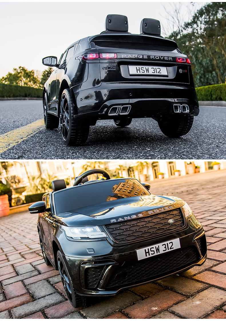 路虎揽胜极光儿童电动车四驱小孩越野汽车四轮可坐人玩具车带遥控1-5