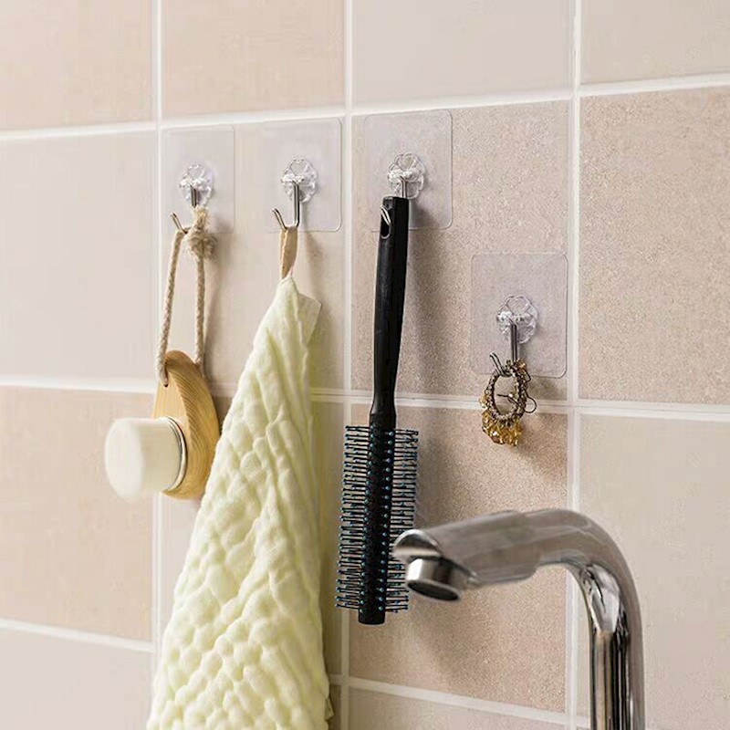 粘钩挂钩墙上自粘厨房强力宿舍门后免打孔多功能家用贴墙卧室无痕