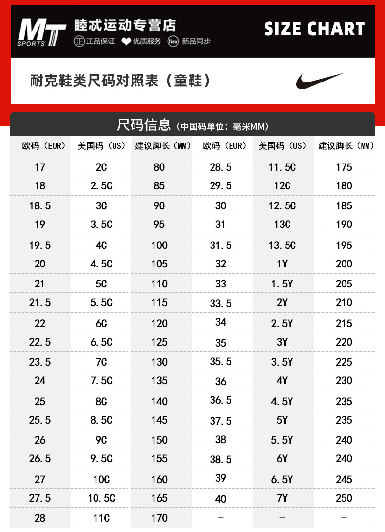 nike鞋码女码图片