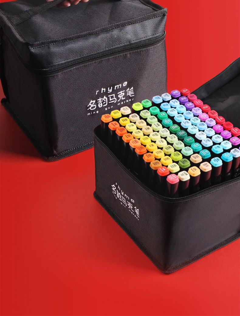 名韵mingyuntouch马克笔双头油性记号笔水彩笔套装美术学生儿童手绘