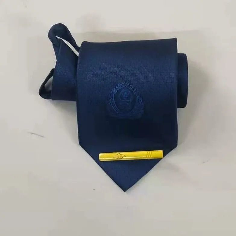 千夏芝 领带19员领带火焰蓝领带合同制领带领带领带夹子 领带【图片