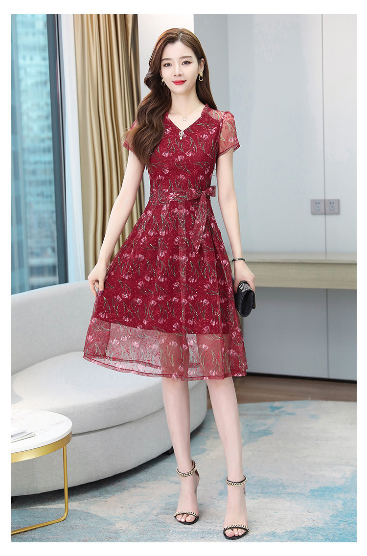 米哆依时尚夏天女士公主裙成人仙女裙子夏装2021雪纺连衣裙女新款夏