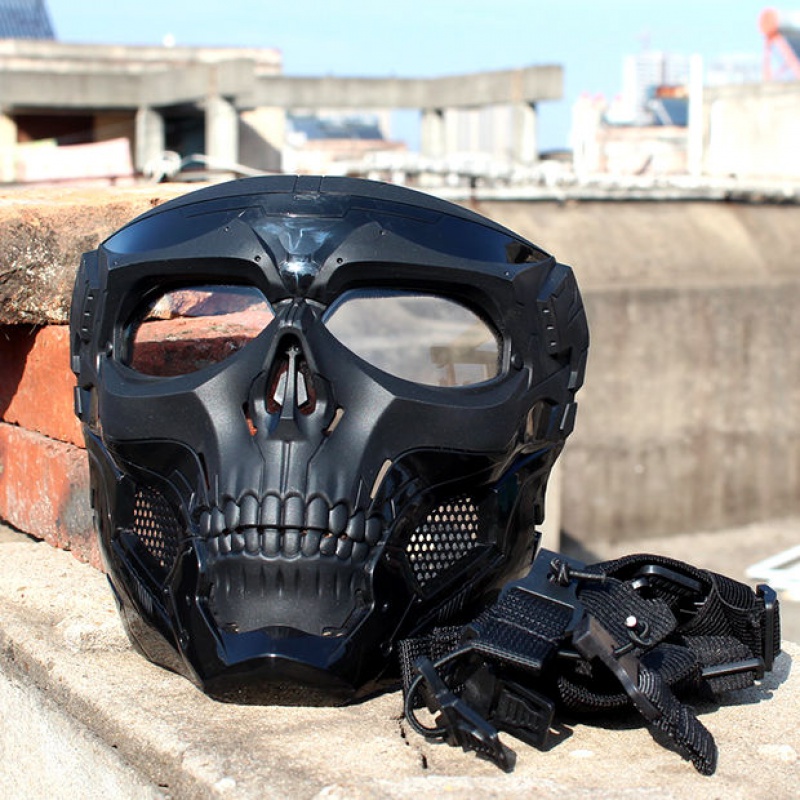 战术头盔面具骷髅使者战术面具fast头盔头戴双用面罩cs防护cosplay