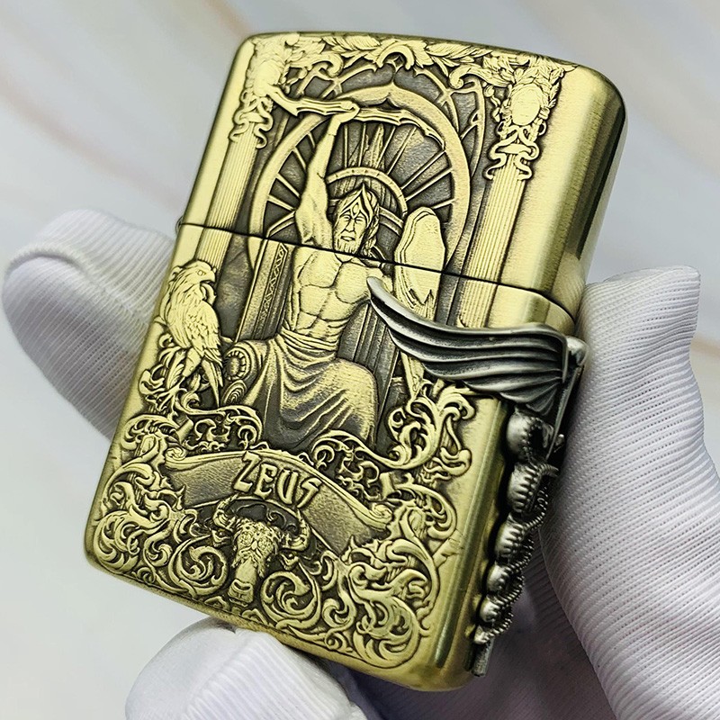 zippo打火机千语宙斯b2159商务礼盒