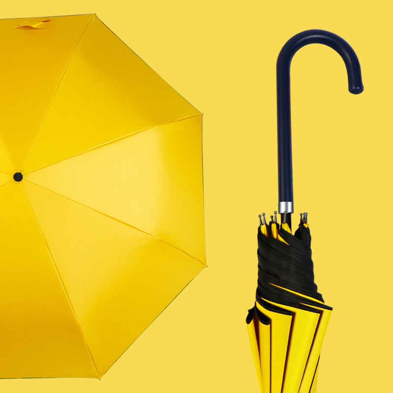 莫兰迪雨伞大号长柄莫兰迪雨伞女晴雨两用色遮阳伞黑胶太阳伞防晒紫外