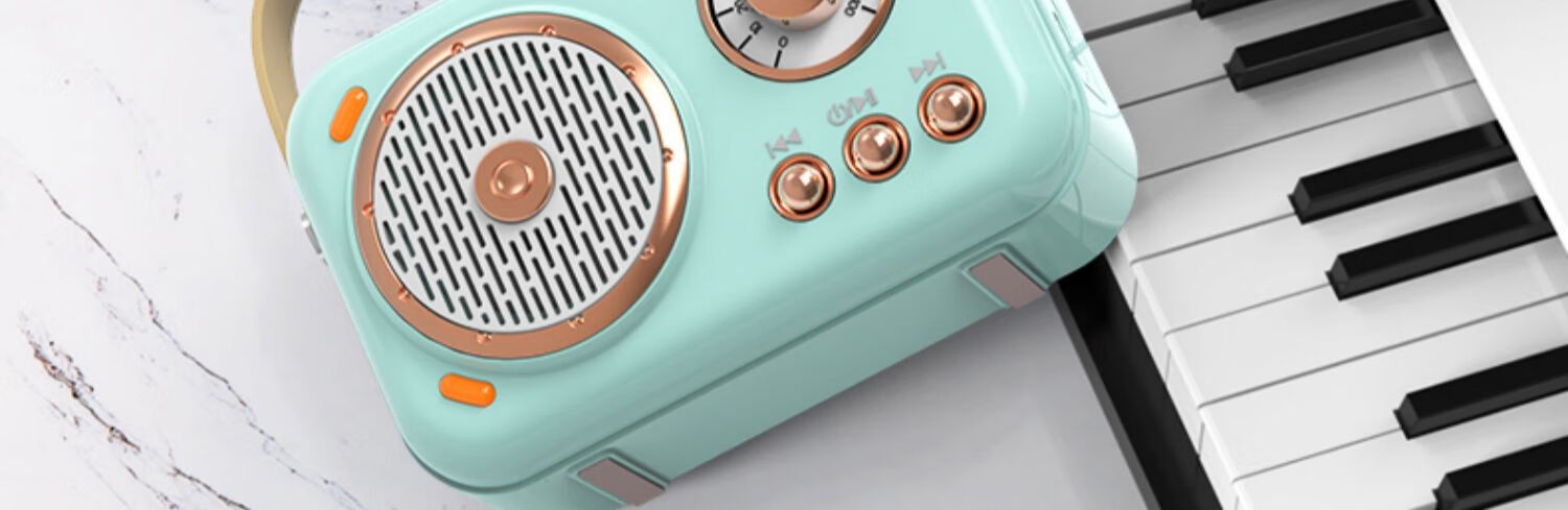 mdng 艾硕美b152无线话筒k歌蓝牙音响一体麦克风家用ktv复古唱歌音箱