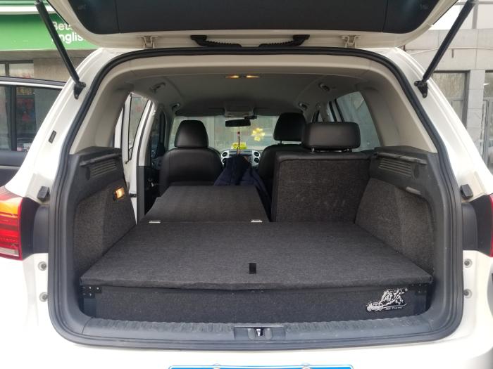 适用于大众途观床车改装后备箱多功能储物箱定制车床车魔盒铺平车车床