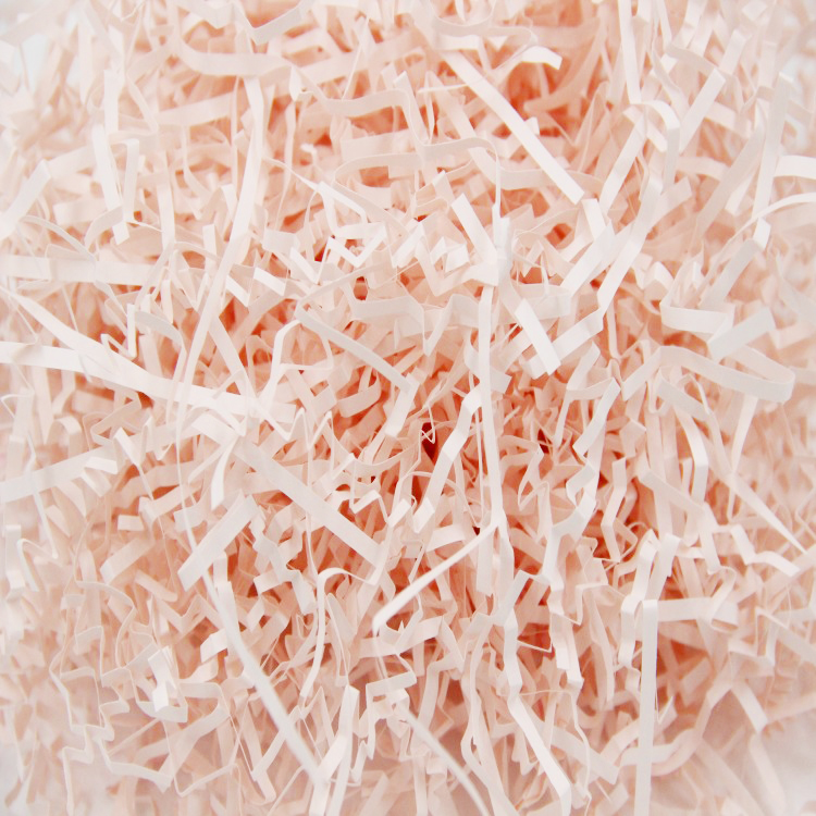 1斤波浪褶皱型拉菲草礼盒填充物纸丝 情人节礼物包装盒碎纸丝 驼色