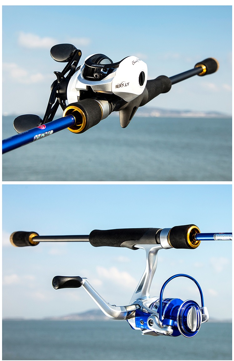 正品专营店】刚涛路亚竿套装竿梢碳素枪柄富士fuji进口导环翘嘴路亚竿