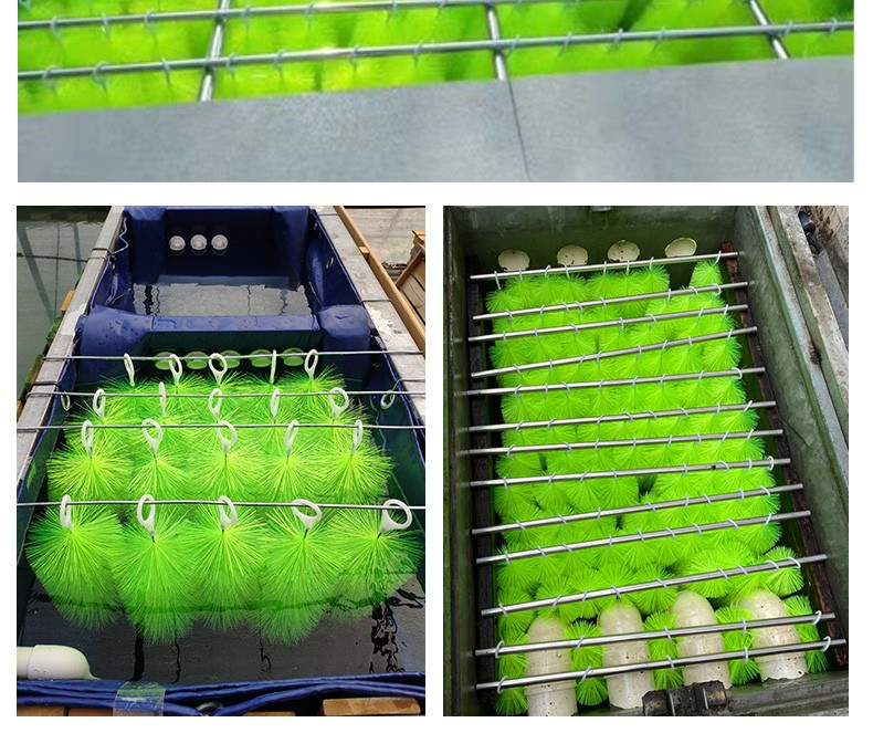 鱼之眼锦鲤鱼池过滤毛刷过滤材料鱼缸不锈钢消音滤材毛圈专业级水循环