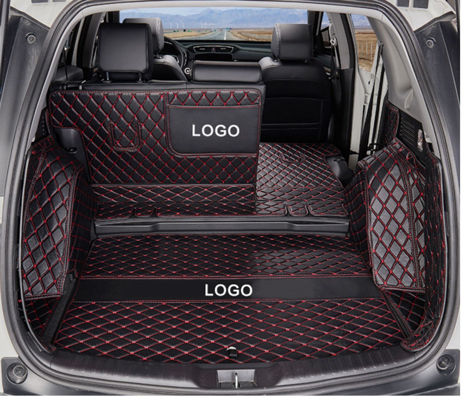 17-2021款东风本田crv后备箱垫全包围尾箱垫改装专用汽车用品装饰 17