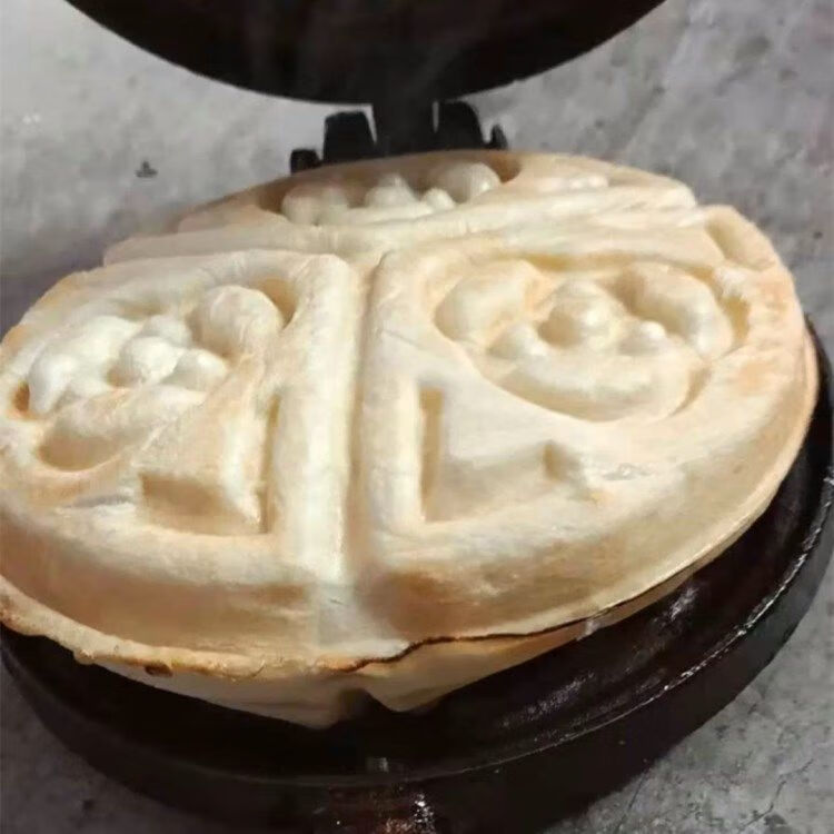 火烧模具铝饼夹饼夹子烙饼锅铸铁模子花饼锅花烙饼器烙饼机火烧模子