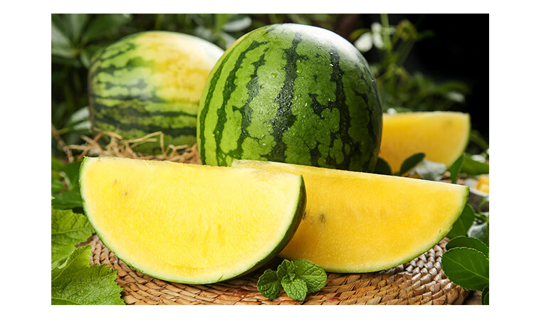 素界仁风富硒西瓜新鲜水果山东济阳特产仁凤黄瓤小西瓜黄心薄皮脆甜