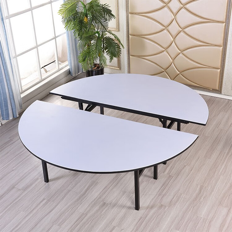 缦宛木 酒店大圆桌桌面 饭店包厢大圆餐桌酒店10人15人20人圆桌面家用