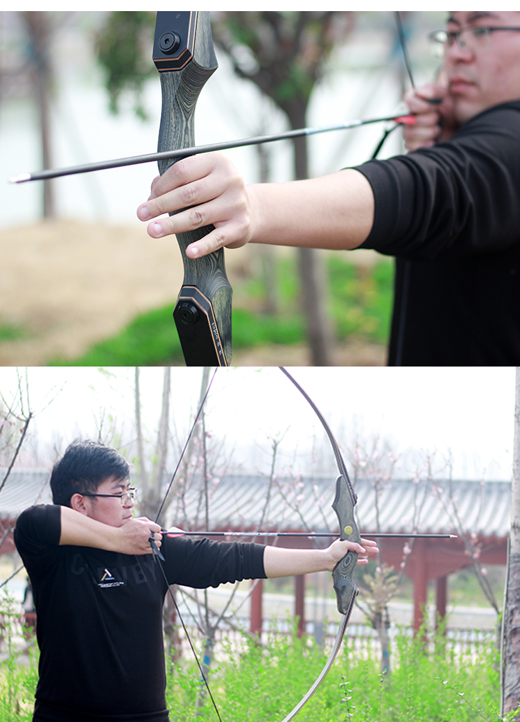 弓箭美猎反曲弓专业美式猎弓射箭套装传统弓射击老黑灵云竞技训练star