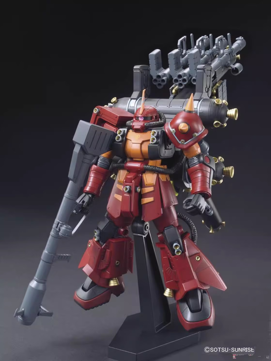 BANDAI HG 1/144 Green Zaku II Cannon Sniper Thunderbolt Sector Model Kit 3