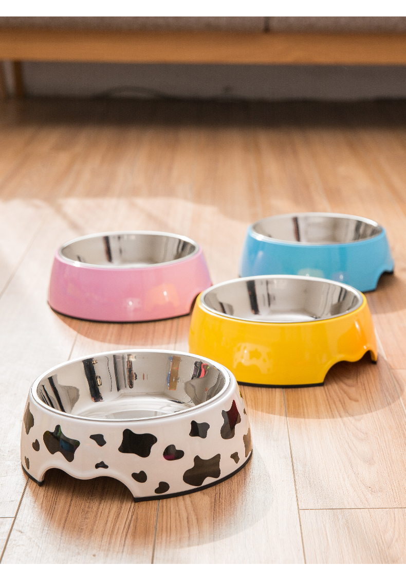 狗碗狗盆大型犬防打翻大号不锈钢狗狗食盆饭盆粮水碗中型宠物用品tx