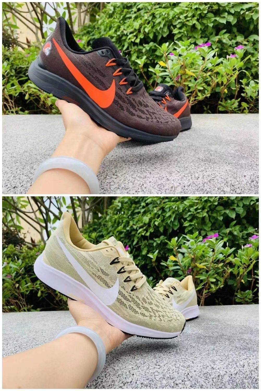 登月飞马36代新款男女大勾轻便跑回弹缓震运动鞋体育生训练鞋全黑收藏