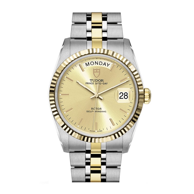二手95新帝舵tudor王子系列自动机械男士手表76213黄香槟钟表腕表奢侈