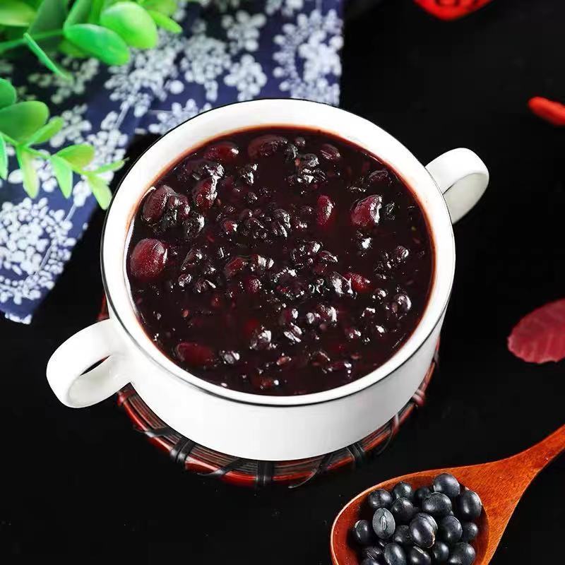 十谷五黑粥黑芝麻黑枣黑米粥原材料五谷杂粮组合早餐八宝粥料五黑粥2