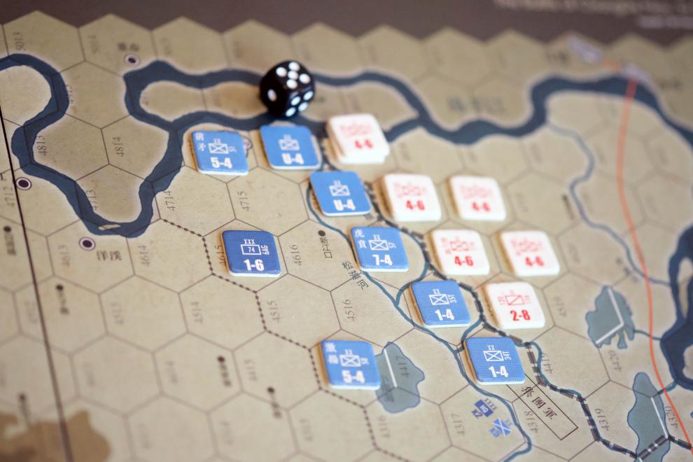 兵棋推演桌游 指挥中文版 虎贲 常德会战 战棋 桌游成年人聚会游 豪华