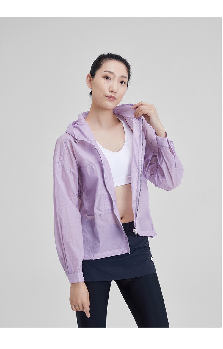 探路者toread防晒衣女春夏新款户外运动宽松休闲抗紫外线外套城市粉m