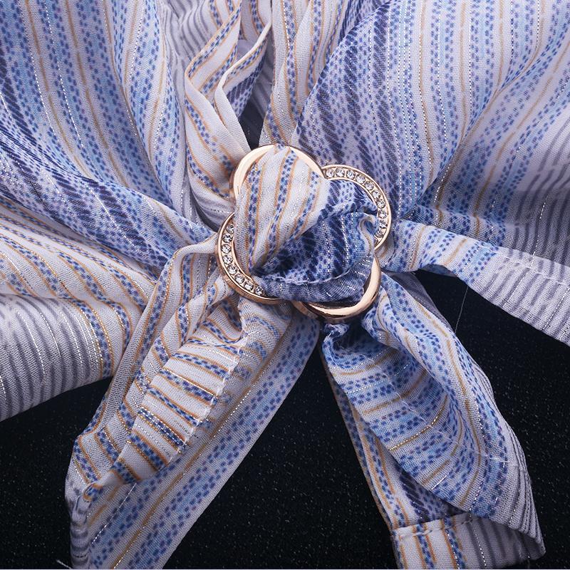 丝巾扣环韩版时尚简约衣角扣 百搭少女丝巾扣 创意t恤下摆扣 衣服打结