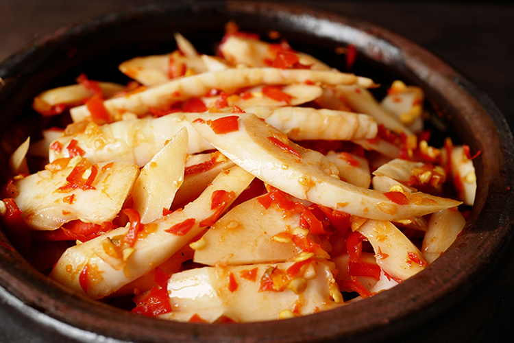 泡椒竹笋 酸辣味笋尖笋丝笋片开袋即食500g 南川方竹笋泡菜下饭菜