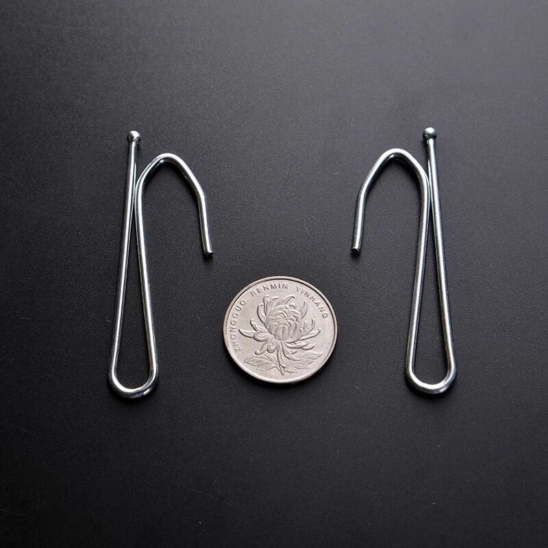 窗帘韩式挂钩窗帘s钩窗帘辅料大小s钩单钩窗帘挂钩窗帘配件窗帘钩银色