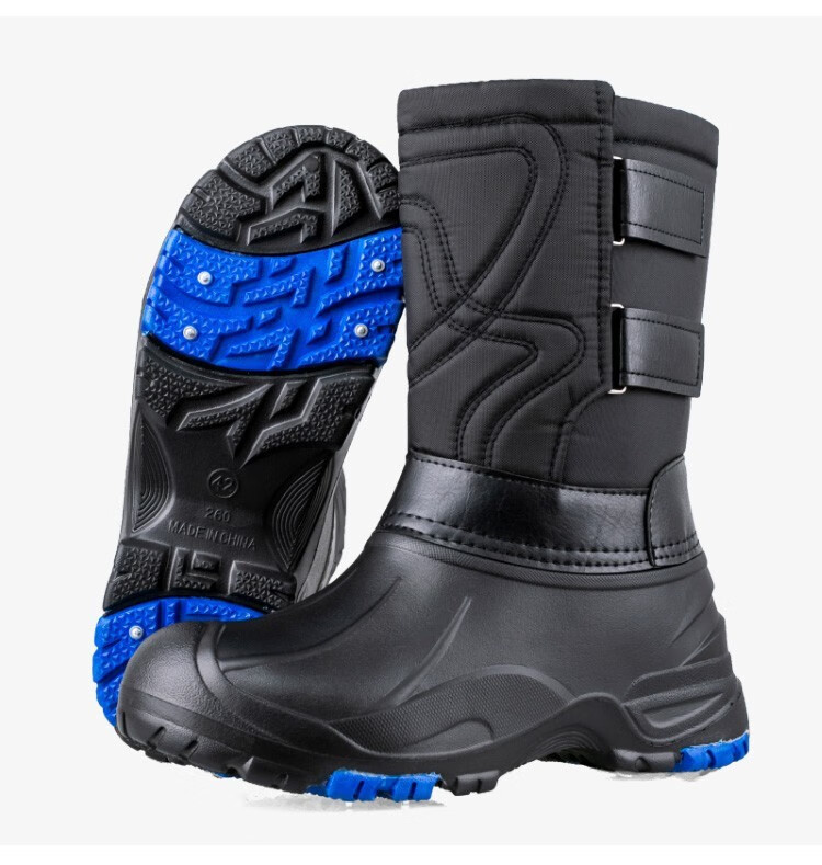 鞋冷库专用劳保鞋雪地靴男冬季加绒棉鞋东北防水鞋雨靴防滑工作雨鞋