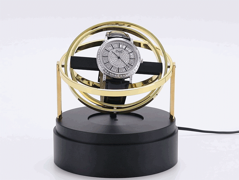上弦摇表器机械表家用自动转表器手表收纳盒单表摇摆器金属转动放置器