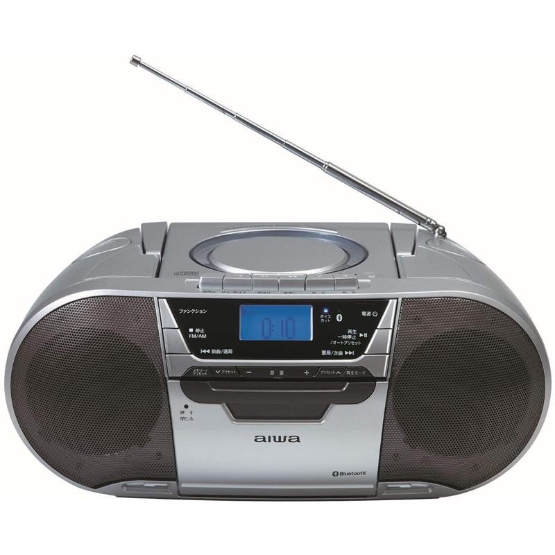 aiwajd物流日本直邮aiwa爱华收音机手提cd机蓝牙fm调频收音机一体机