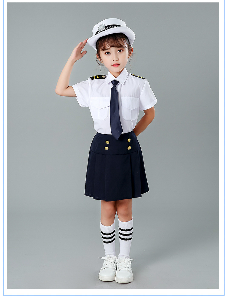 六一儿童演出服表演服小海军演出服飞行员服装幼儿园服合唱服男女童