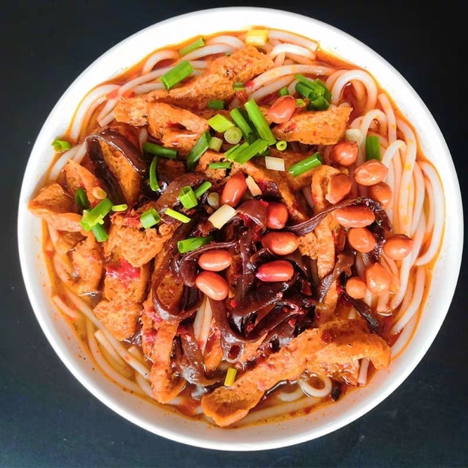 正宗邵阳粗米粉早餐小吃湘粉世家木耳豆腐粗粉免煮鲜粉湖南米粉大片