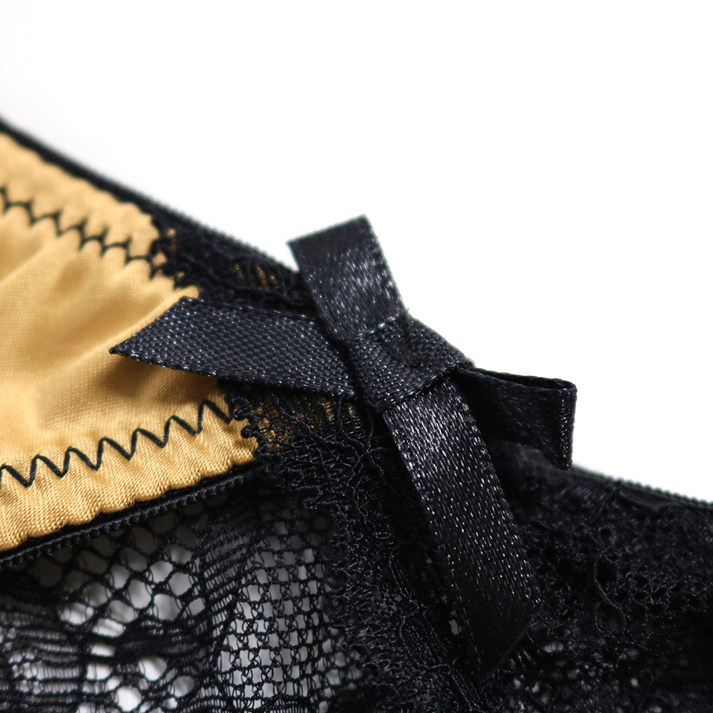 南极人含真丝内裤女含桑蚕丝欧美士性感透明诱惑丝滑牛奶丝大码情趣