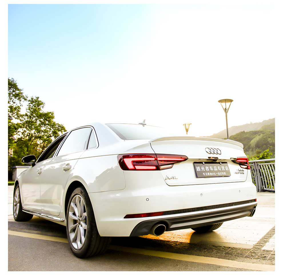 rosyclouds1722款奥迪a4l尾翼改装饰运动外饰碳纤维s4烤漆尾翼免打孔
