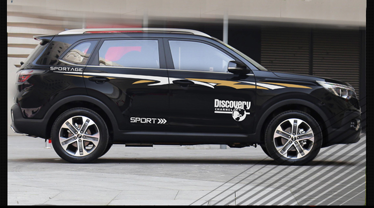 起亚智跑改装专用装饰全车贴车身贴腰线车门贴纸车贴汽车拉花彩条