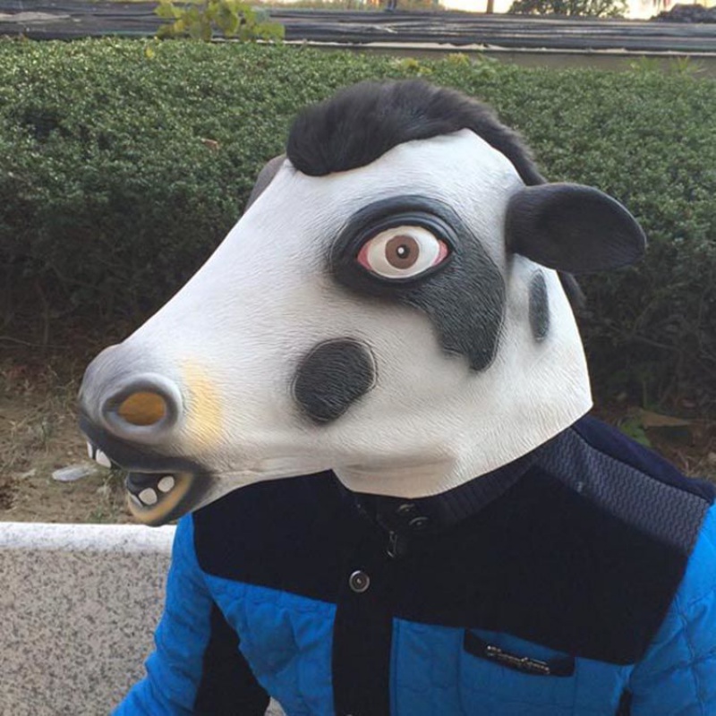 单身狗头套 万圣节神烦狗宠物狗面具黄狗头套面具忠犬八公狗头面具