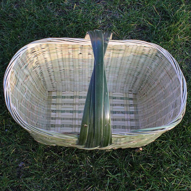 农家手工编织手提菜篮 小竹篮子鸡蛋篮 水果篮 收纳篮 竹编篮竹器 大