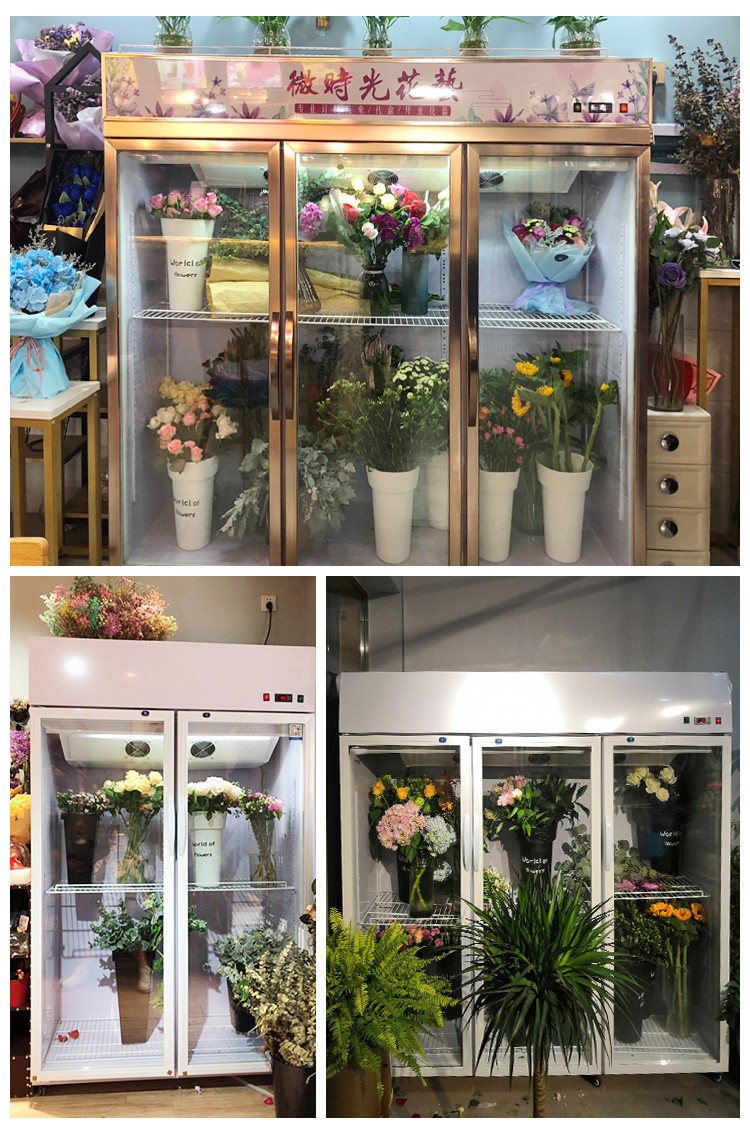 鲜花柜保鲜柜冷藏柜展示柜花店风冷冰箱花束冷柜冰柜商用青鲨鲜花柜